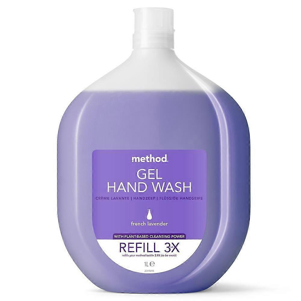 Method Gel Hand soap - Lavender Refill 1L - 3 Pack