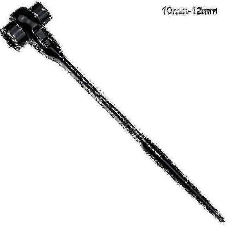 Scaffolding Podger Ratchet Spanner Tool with 10mm-12mm Tapered End Socket Wrench for Construction and Repair