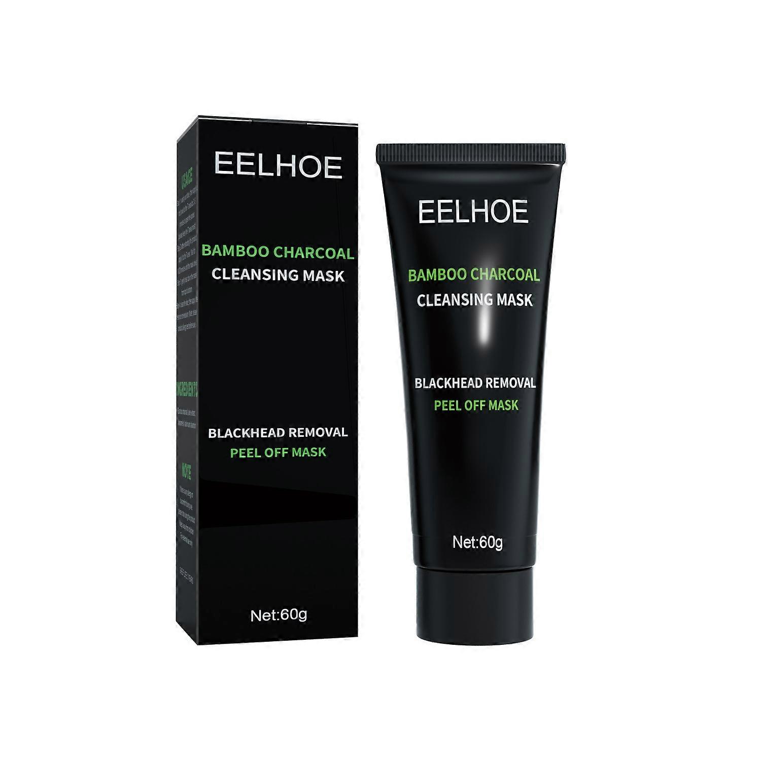 1-6x EELHOE Blackhead Remover Mask Bamboo Charcoal Blackhead Peel Off Mask 60g Deep Cleansing Pore C