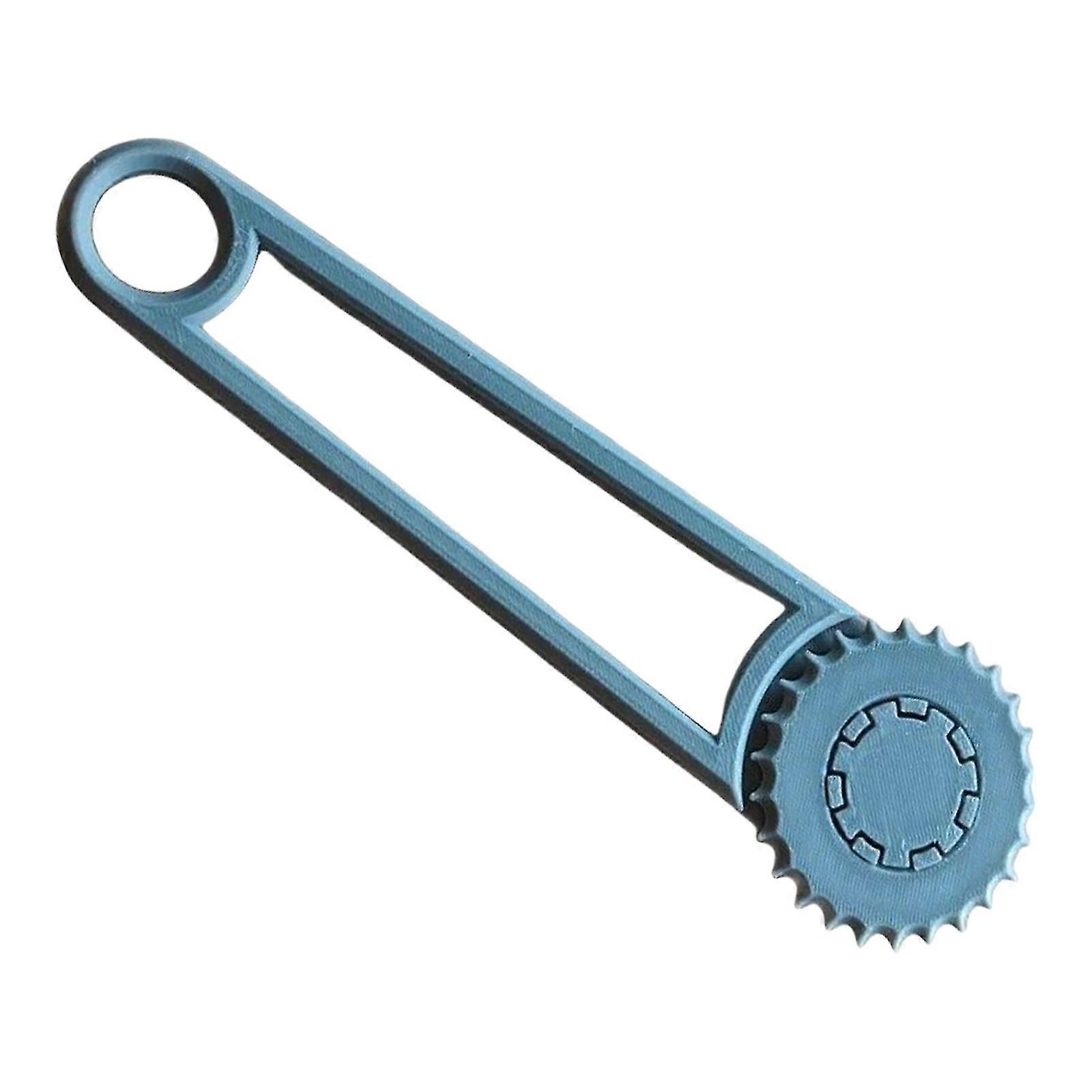 Multipurpose Cardboard Perforation Cutter Rotary Cardboard Puncher Ergonomic Grip Cardboard Perforator for Packaging Blue