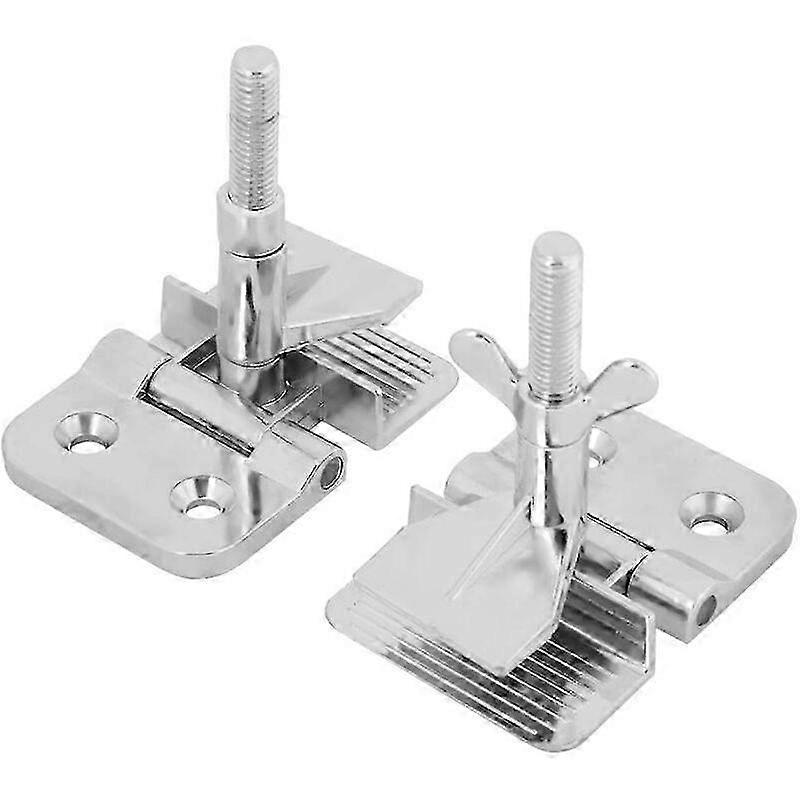 2 pcs/Set Metal Butterfly Hinge Clip (Silver)