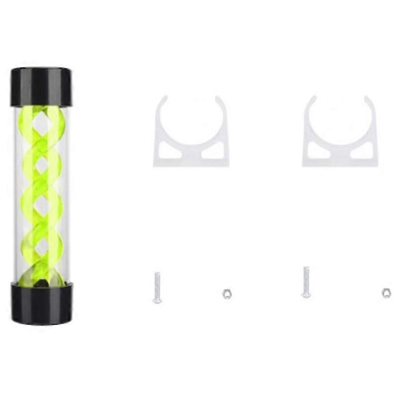 200mm Water Cooling PC Water Tank Computer Water Cooling Tank with G1/4 Thread for PC Computer Cooler Accessory(Green)