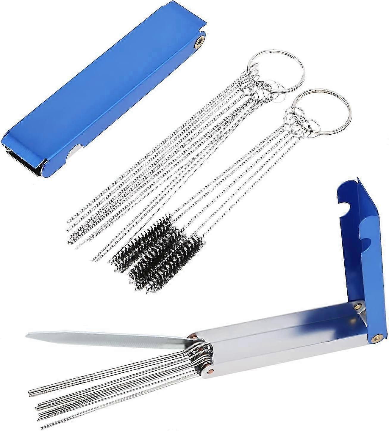 Jet cleaning tool set for carburetor with durable wires and needles for ATV repair