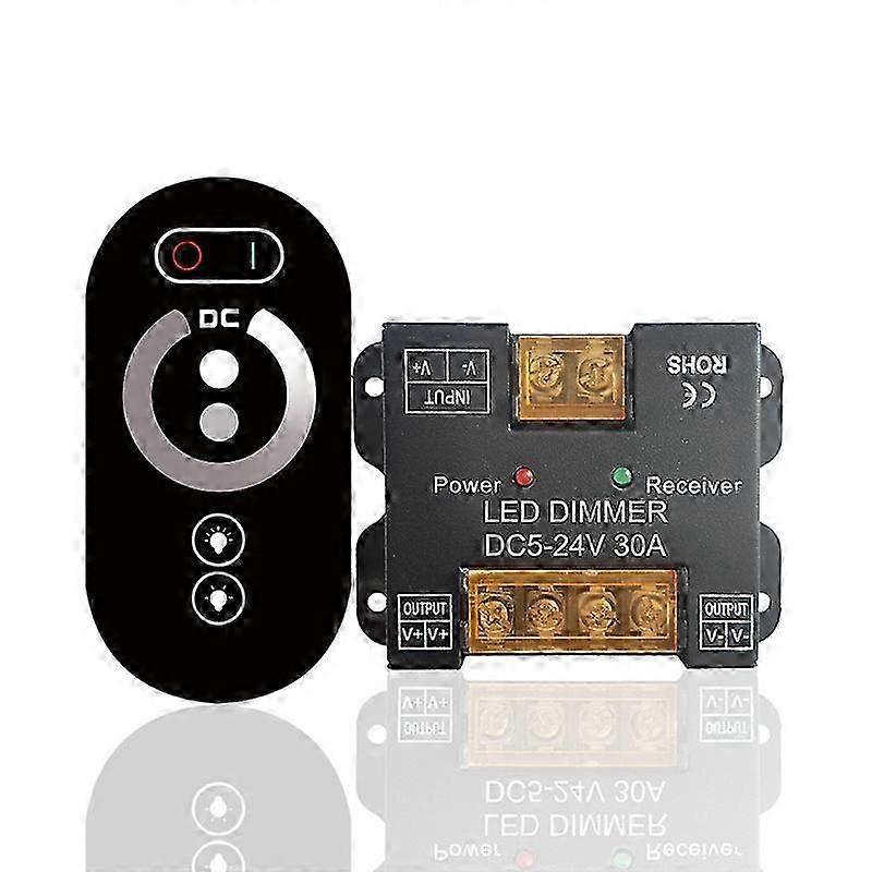 RF 30A Touch Dc12V Dc24V Enkelt Farve Controller LED Lysdæmper