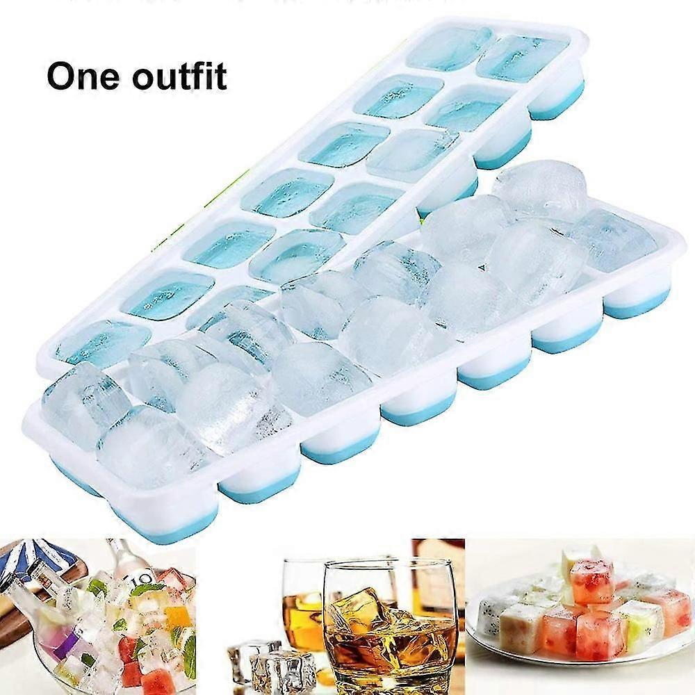 Ice Cube Trays, Silicone Ice Molds Easy-release Flexible Ice Cube Tray