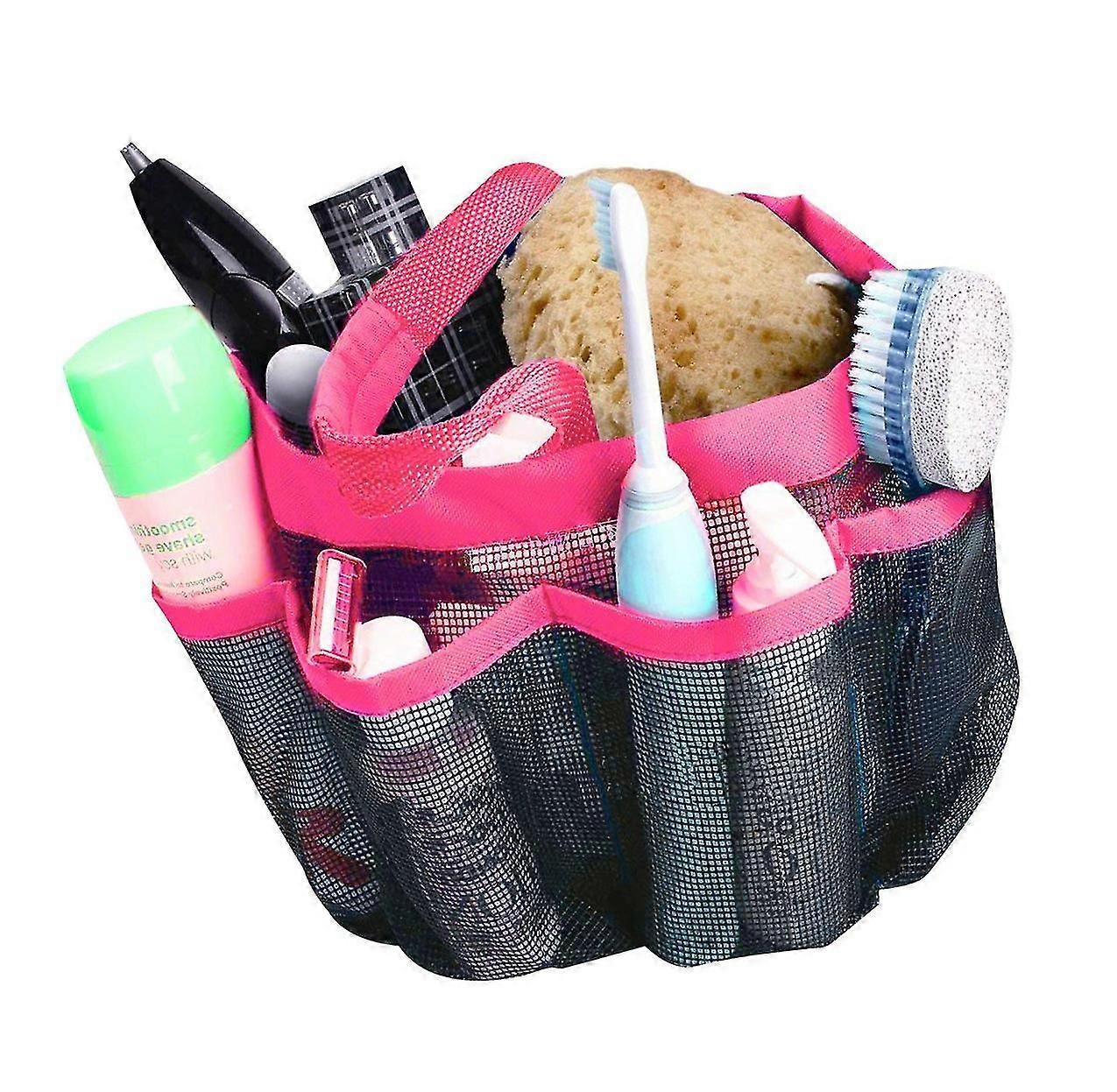 Mesh Shower Caddy med 8 oppbevaringsrom for sjampo