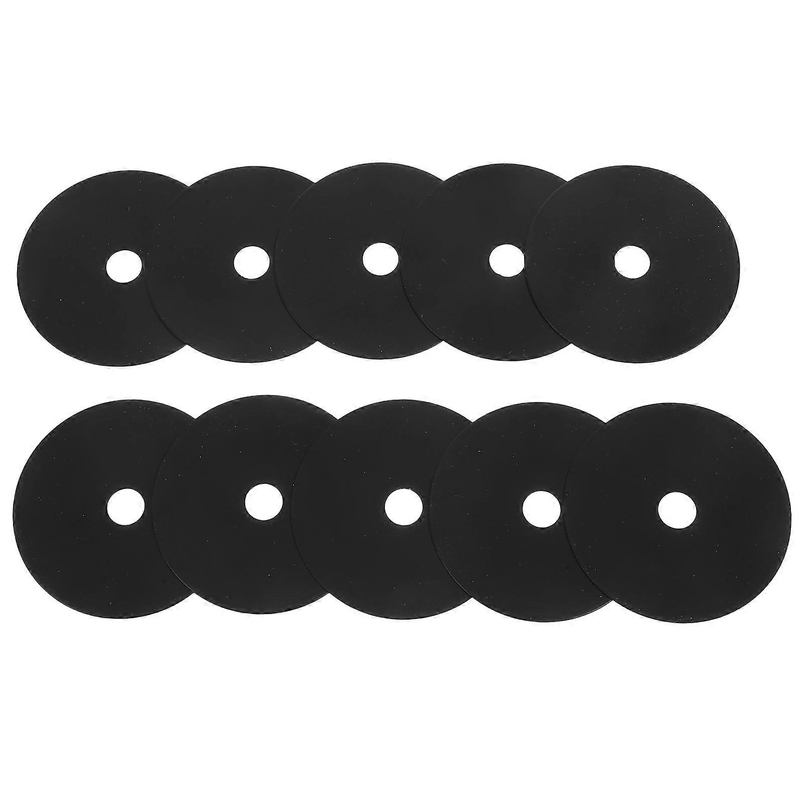Lamp Repair Kit Round Iron Sheet Base for DIY Users Handyman Lamp Making Projects Black Color Sturdy Material 10Pcs