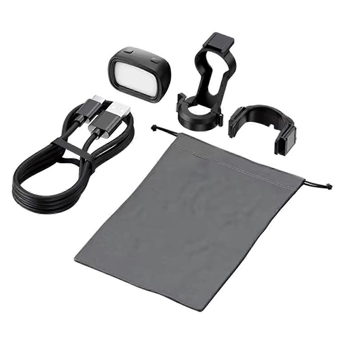 Magnetic Mini LED Light for 3 Rechargeable Vlog Selfie Light with 3 Color Modes Lighting for Video