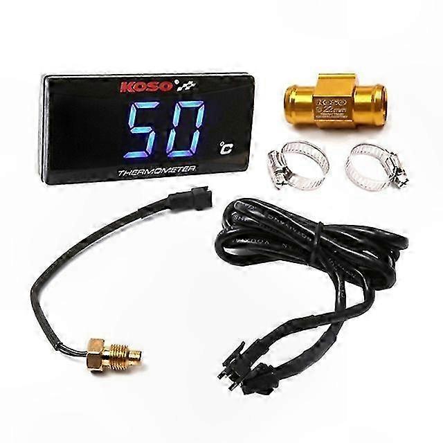Digital Water Temperature Sensor for Motorcycle Hygrometer Thermometer Adapter Meter Gauge