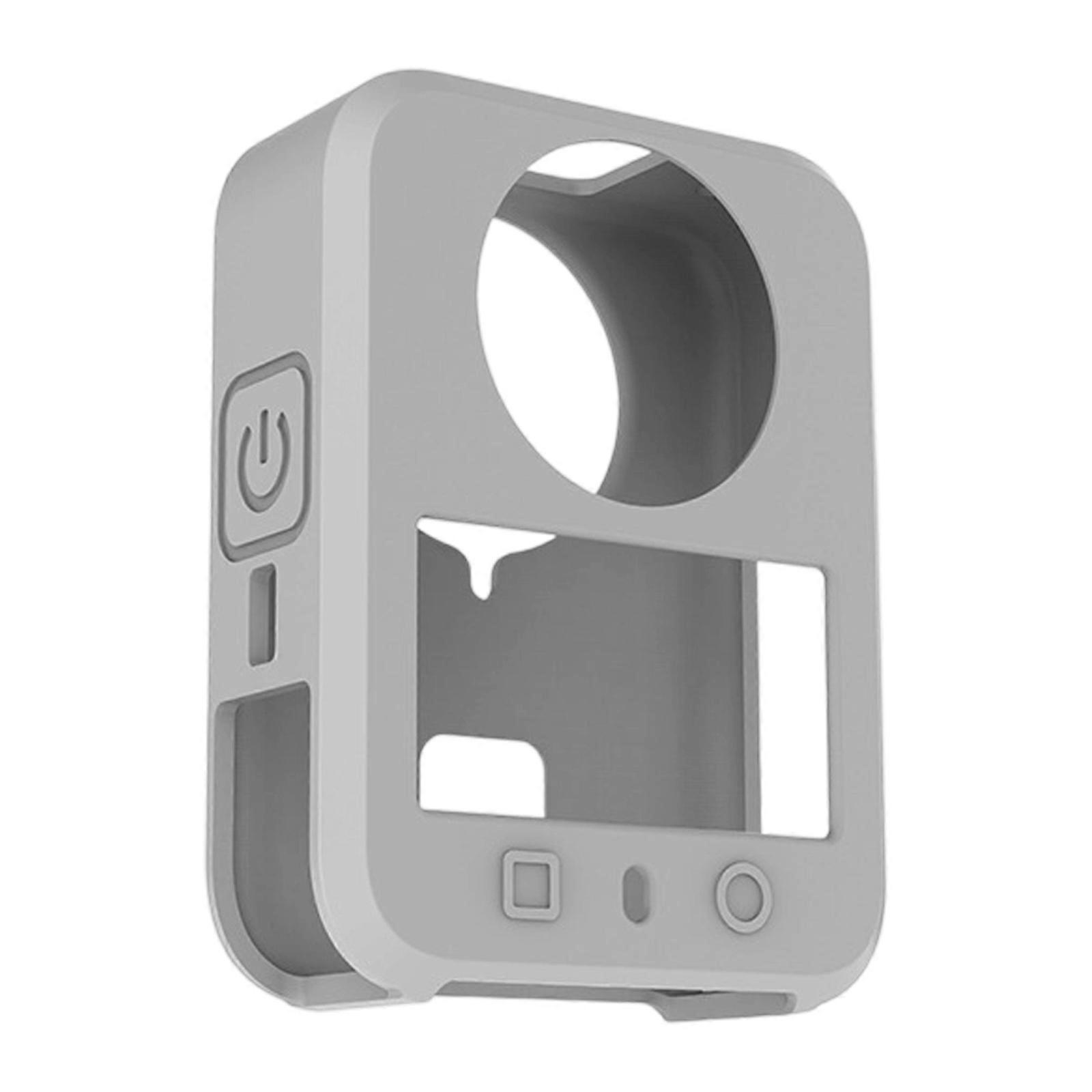 Full Coverage Silicone Protector For 360  Action Cameras Slip Proof Grip Shockproof Housing Anti Scratch  grey