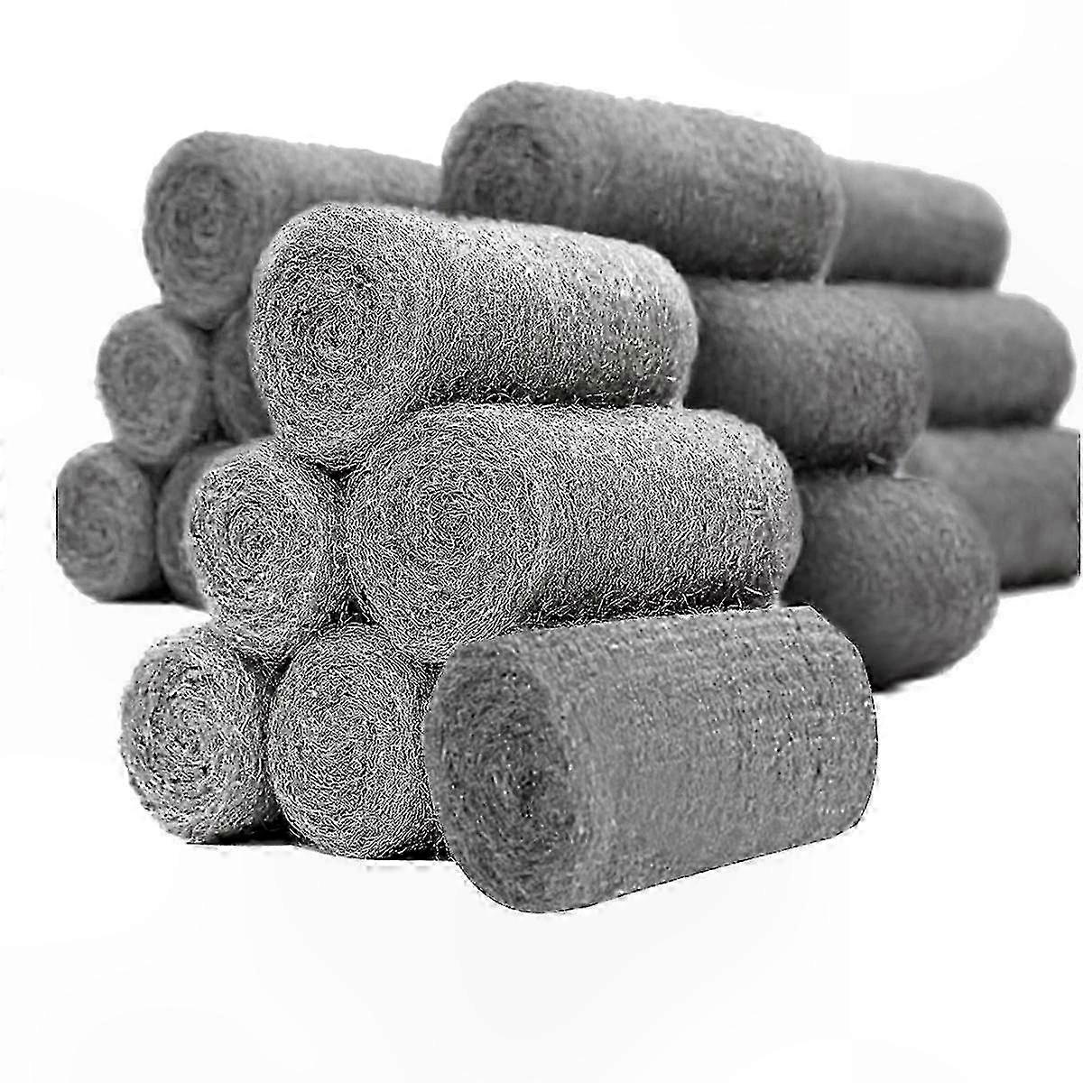 Fine Wire Wool for Cleaning and Sealing Small Gaps 24-Pack Steel Wool Rodent Control Solution