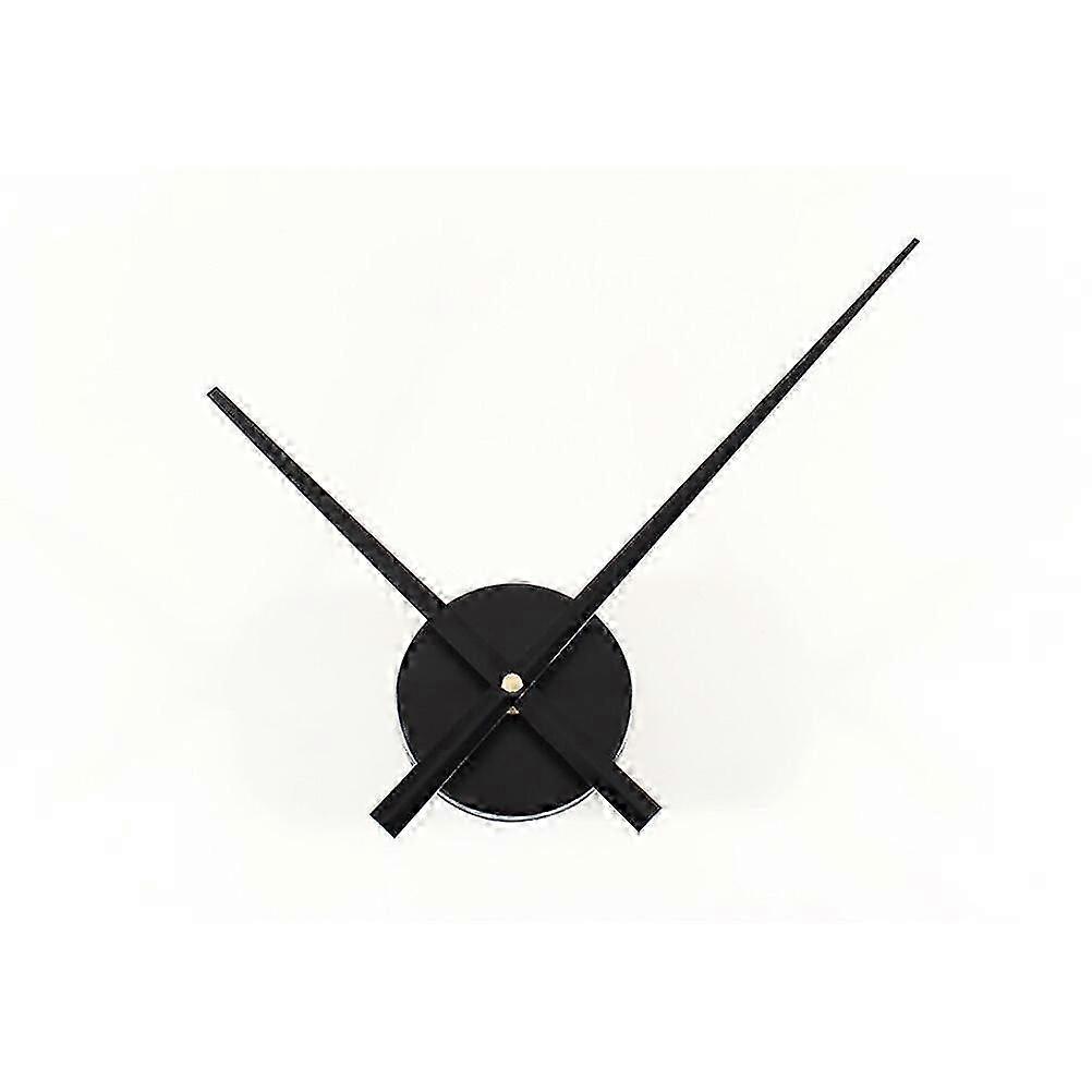 Wall Huge Silent Clock Movement Kits For Diy Clock Replacement Decoration (black)