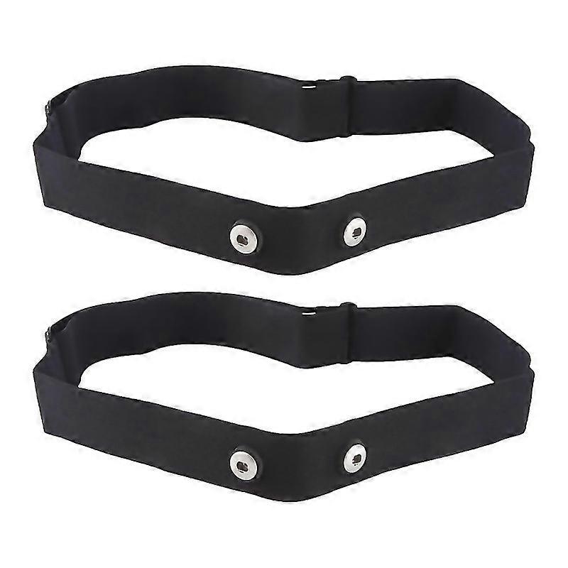 For 2pcs Elastic Heart Rate Chest Strap Bands For Geonaute Wahoo Garmin Magene Bryton Coospo Heart