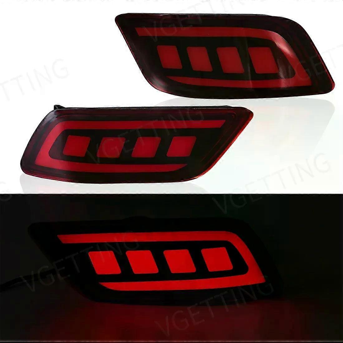 For Subaru Forester 2019 2020 2022 2022 2023 Car LED Rear Bumper Reflector Light Tail Sequential Auto Turn Signal Brake Lamp 12V