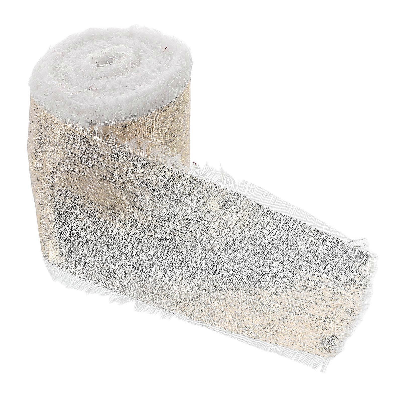 Golden Chiffon Ribbon for Wedding Invitations and Bouquet Wrapping