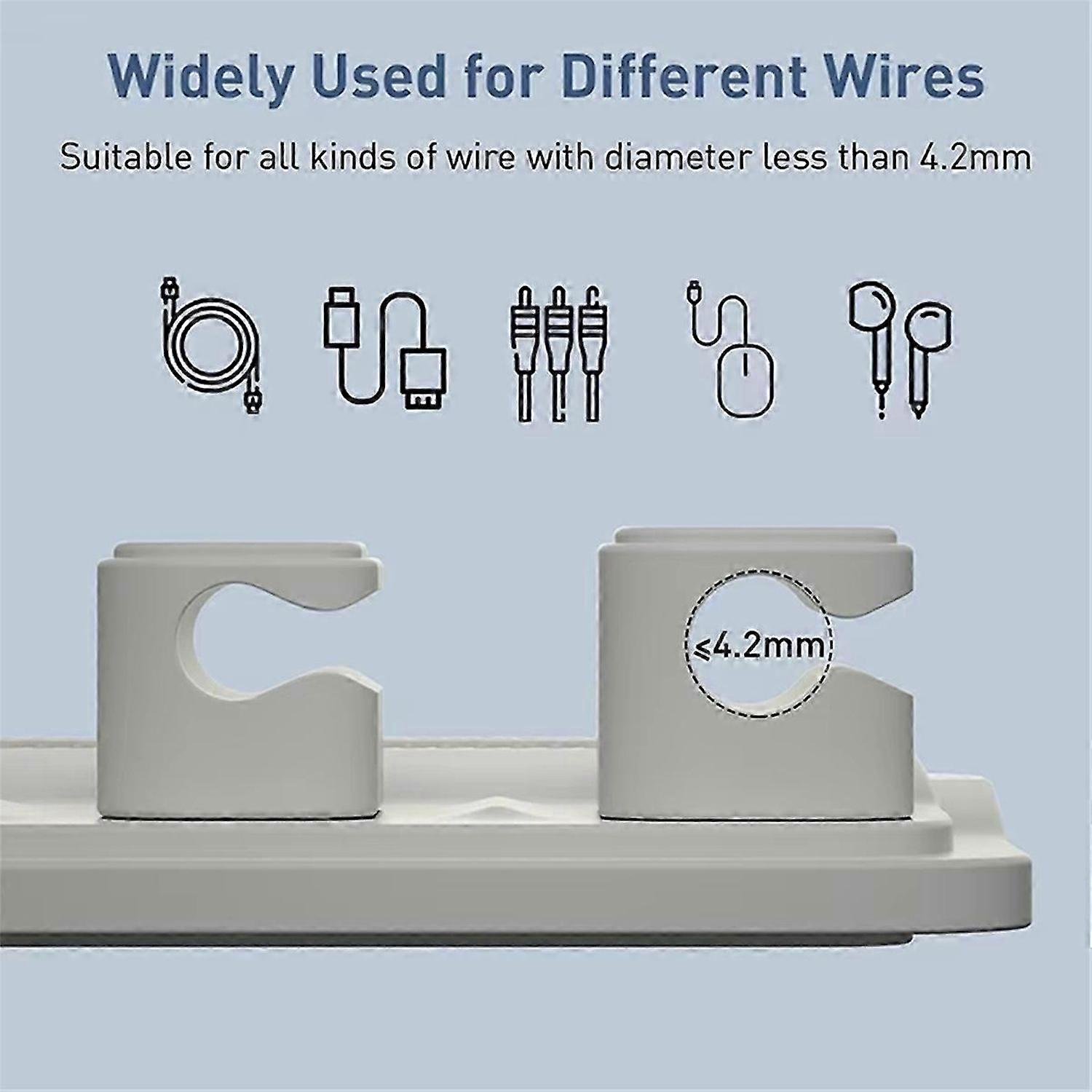 Magnetic Mouse Cable Wire Organizer Desktop Cable Clip
