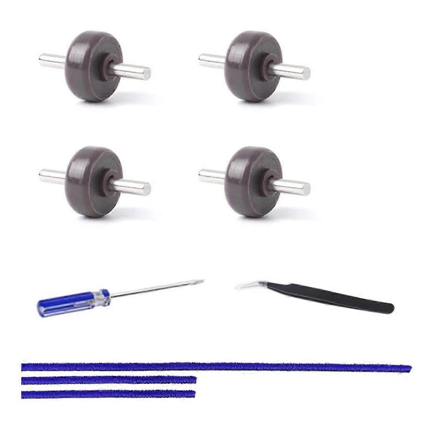 Soft Plush Strips + Front Roller & Axle Replacement Parts for V6 V7 V8 V10 V11 V15 Vacuum Cleaner He