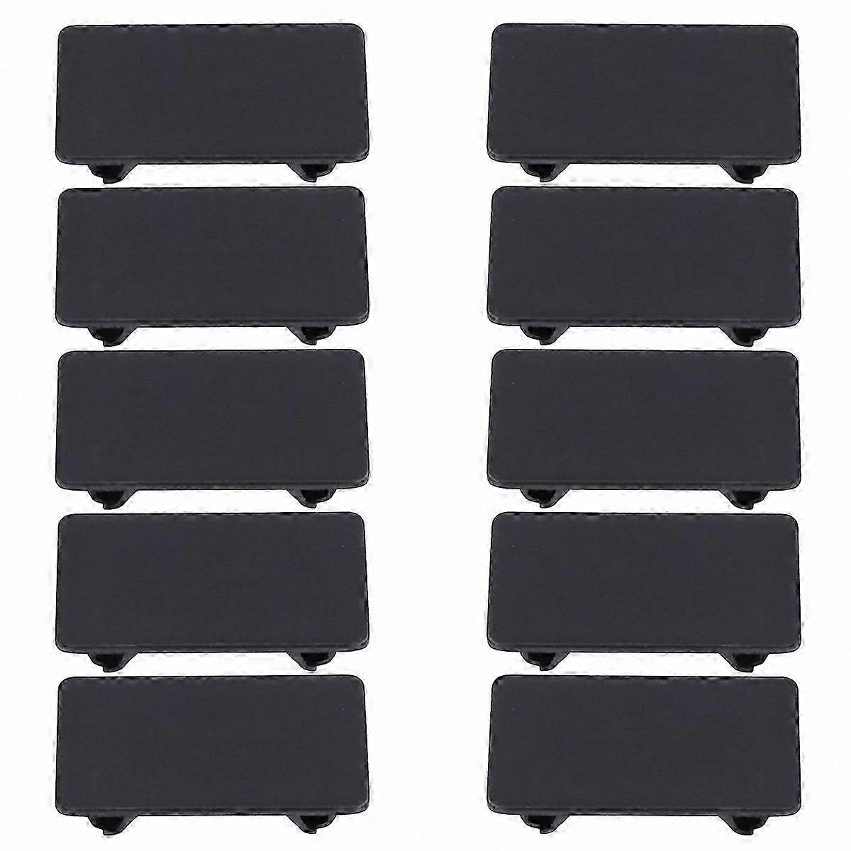 10-Pack Blank Rocker Switch Plate Covers for Wall Panels