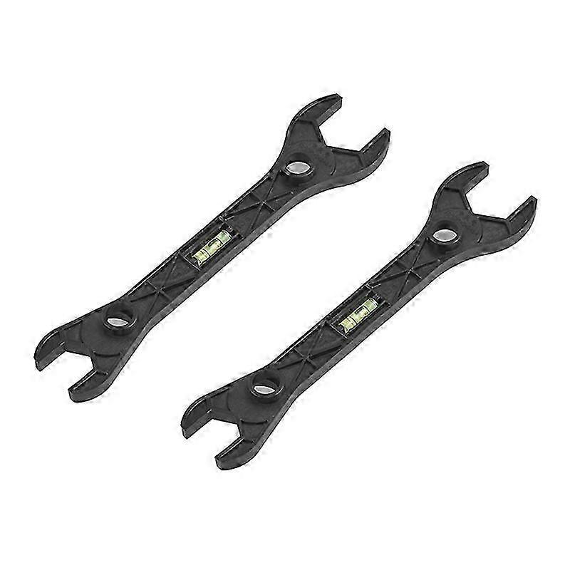 2 Pcs PPR Hose Nut Plastic Shower Wrench, Shower Mixer Valve Faucet Mounting Wrench with Level Tool