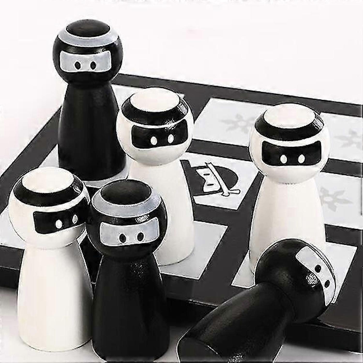 Children's puzzle table game toy OX wooden tic tac toe board game