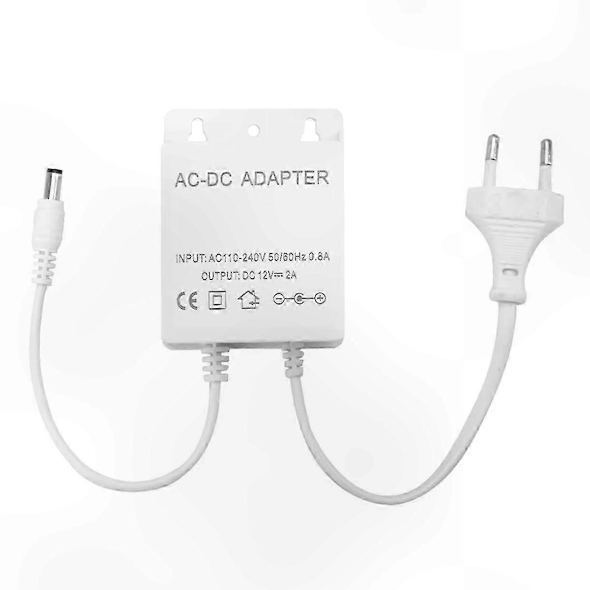 Waterproof 12V DC Adapter for Analog IP CCTV Cameras with AC 110-240V Input Voltage Support