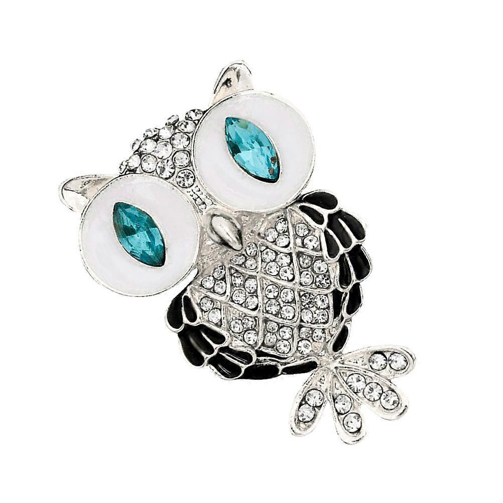 Car Aromatherapy Diffuser Metal Owl Shape Solid Perfume Clip for Decoration