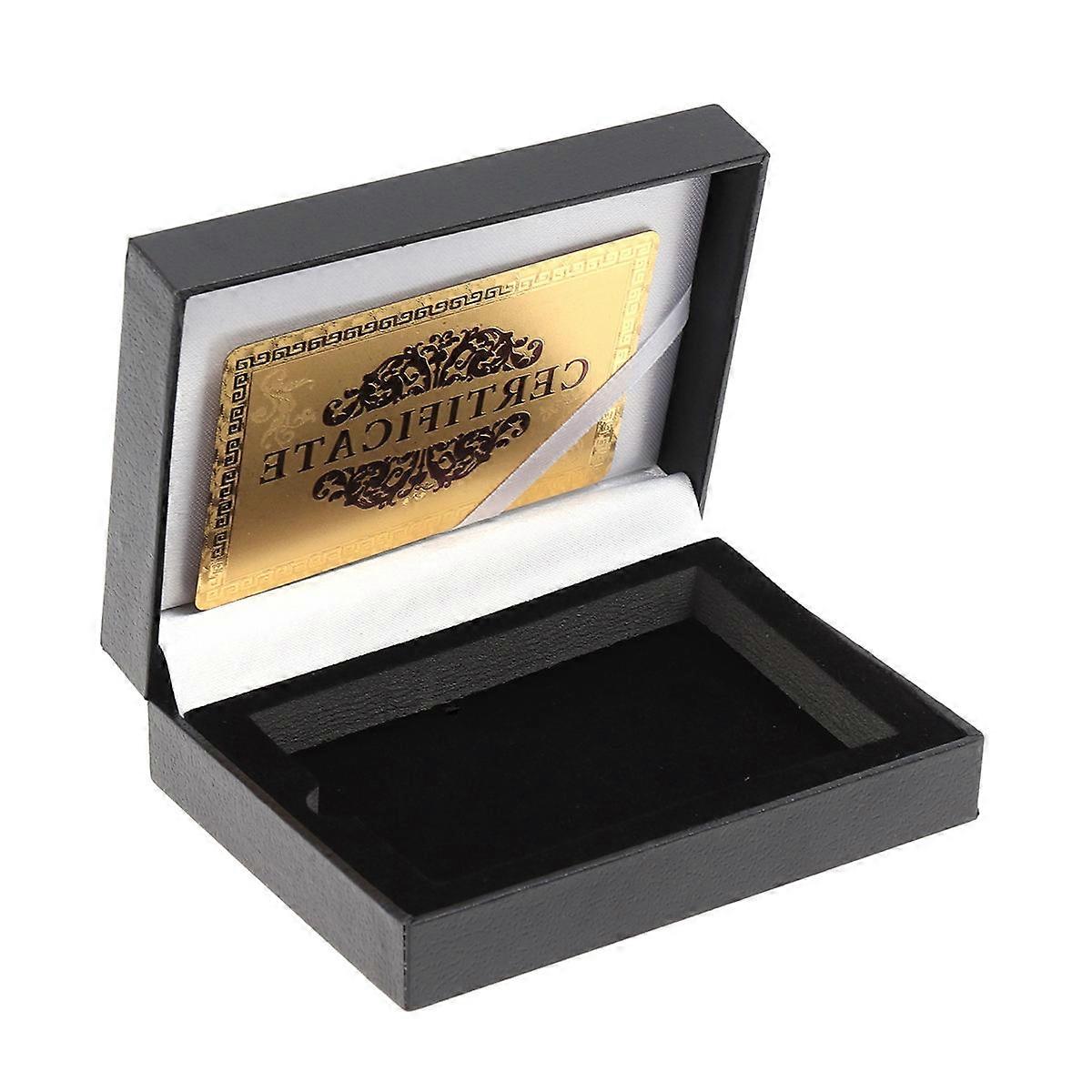 Poker Cards Box PU Playing Holder for Storage Without Cards