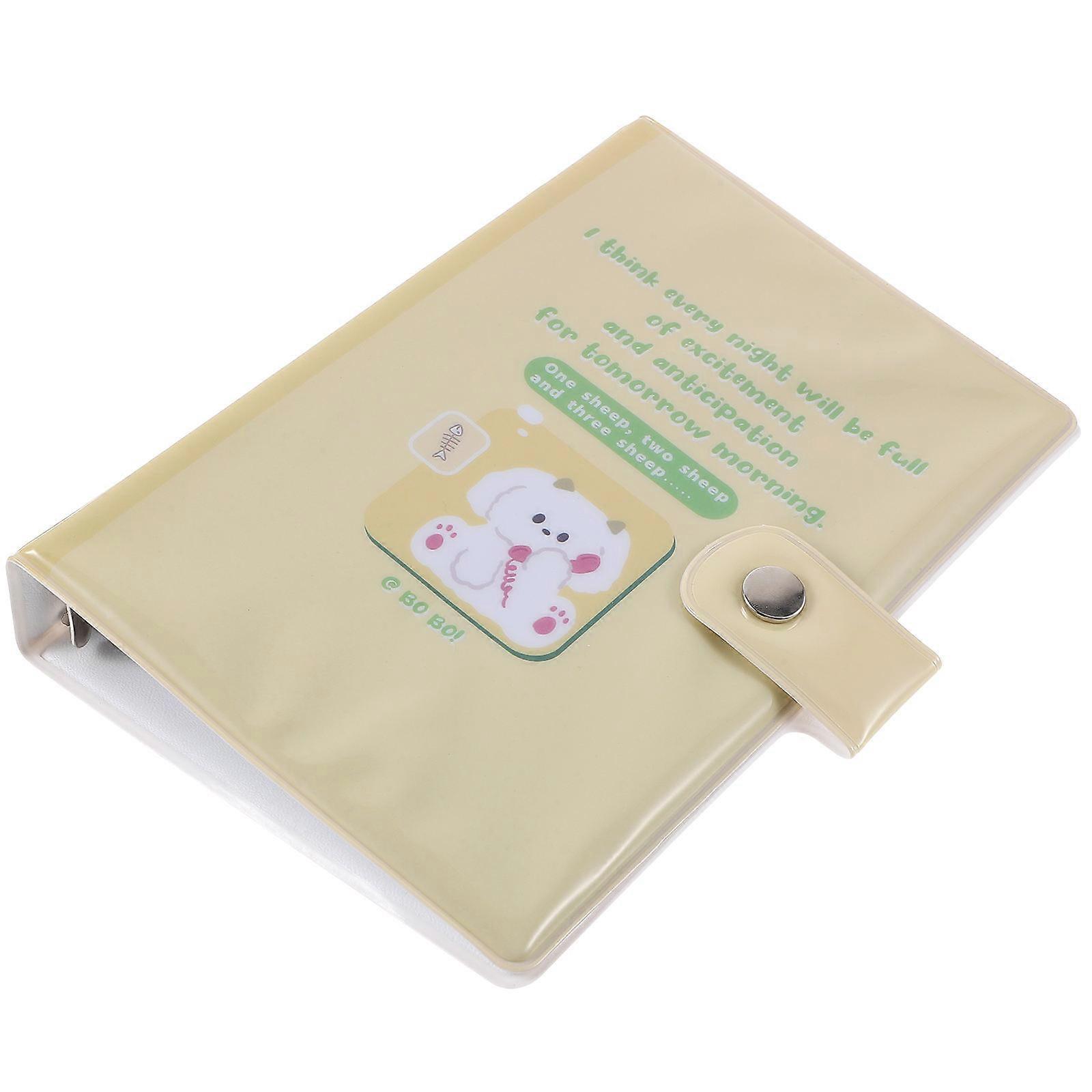 Cartoon Printing Binder Cover 6-Ring Design For Home Use And Travel With 5Pcs Size 18.8X12.5X3CM