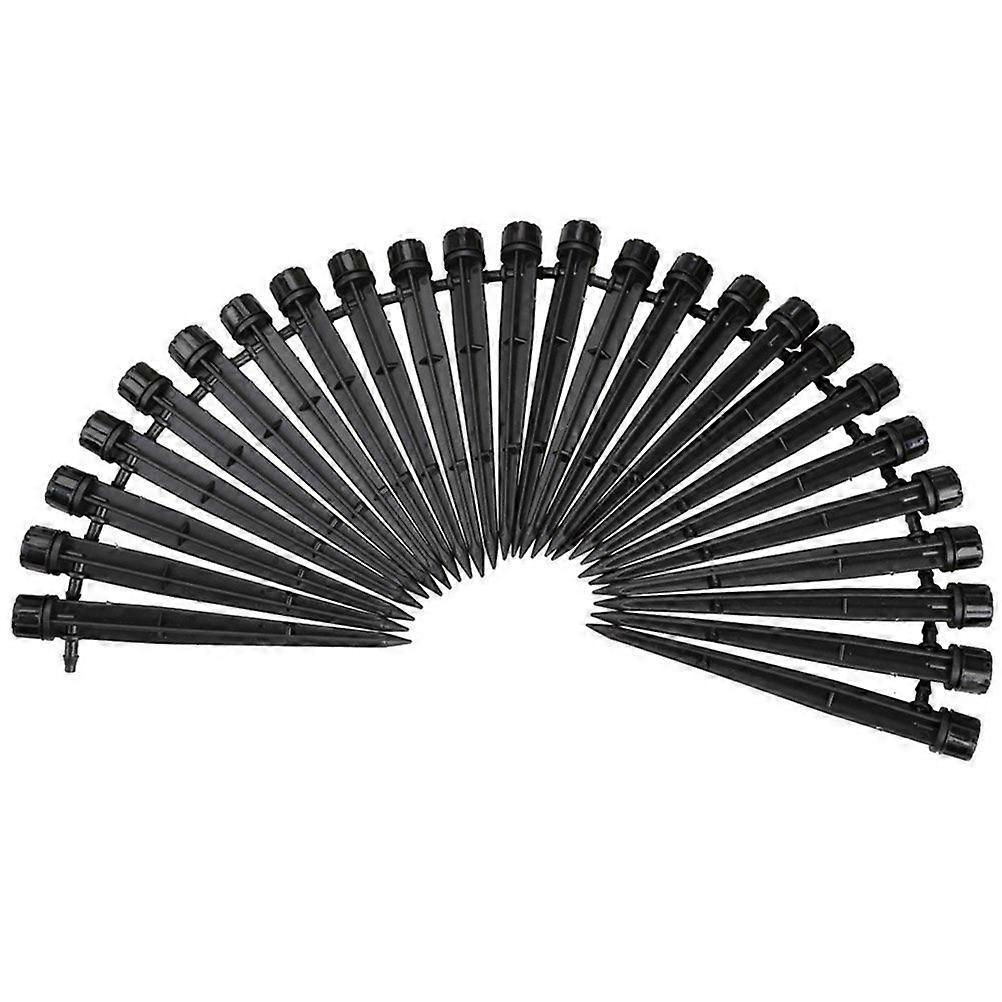 360 Degree Emitter for Irrigation Use 50Pcs Adjustable Black Drip System