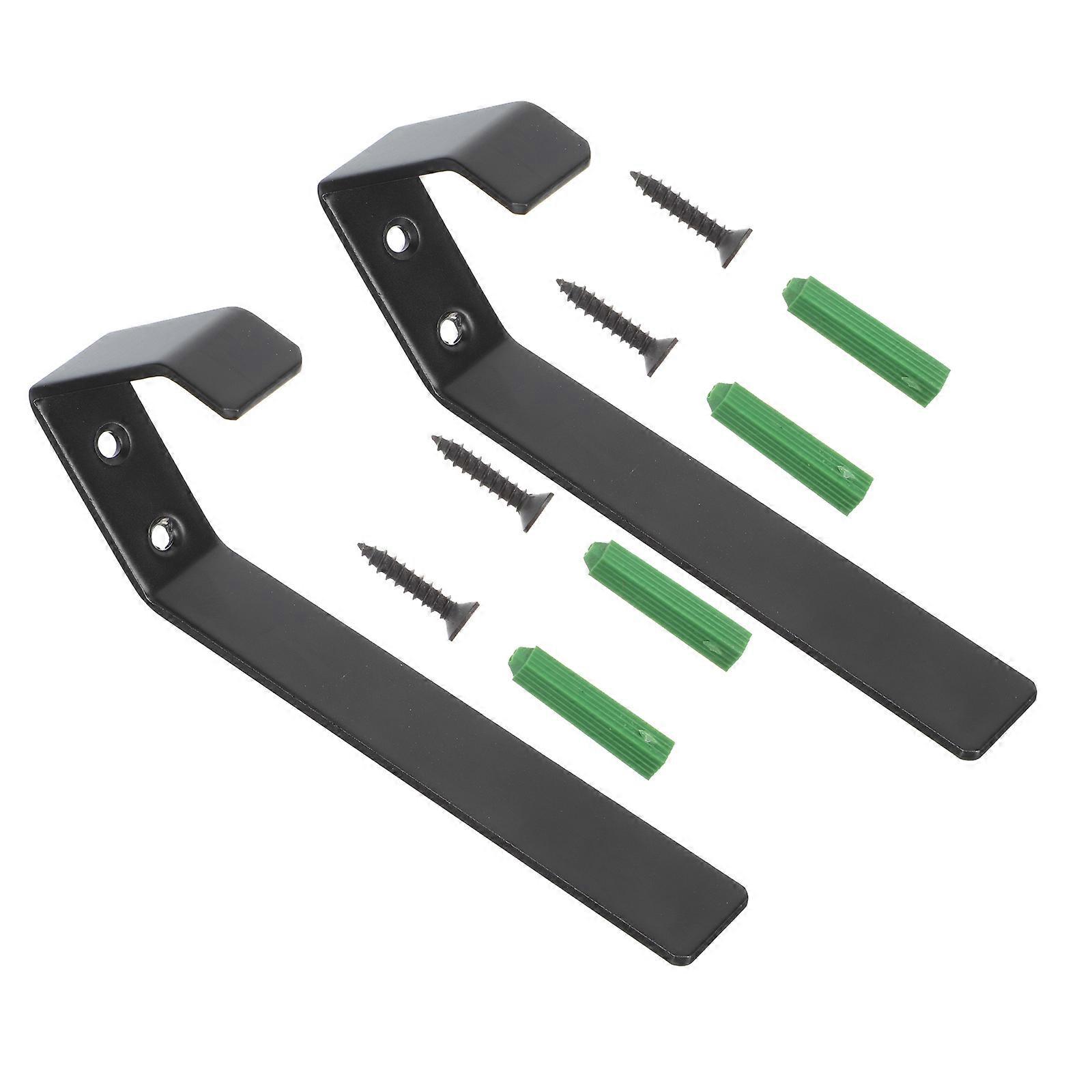 Motorcycle Wall Hook for Space Saving 2Sets Stainless Steel Black