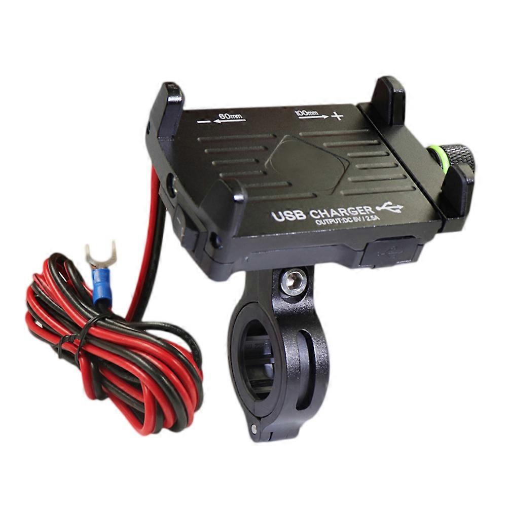 Charging Bracket Aluminum Alloy Phone Holder with Control 2Pcs