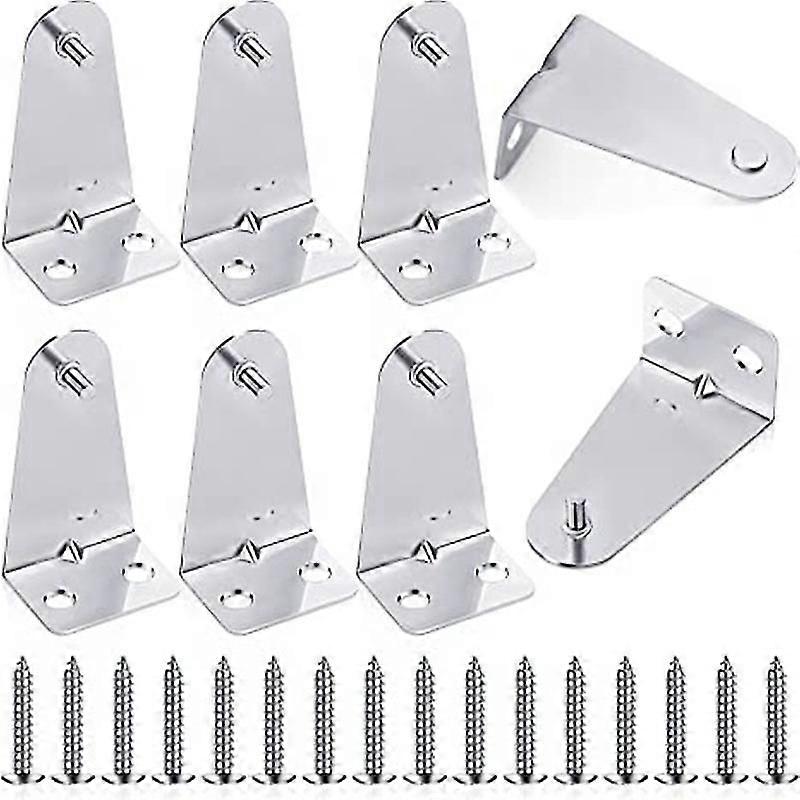 Set Of 8 Metal Hold Down Brackets Silver Blinds Brackets Blind Holder Replacements Horizontal Blind Brackets With Screws For Horizontal Blinds Shades