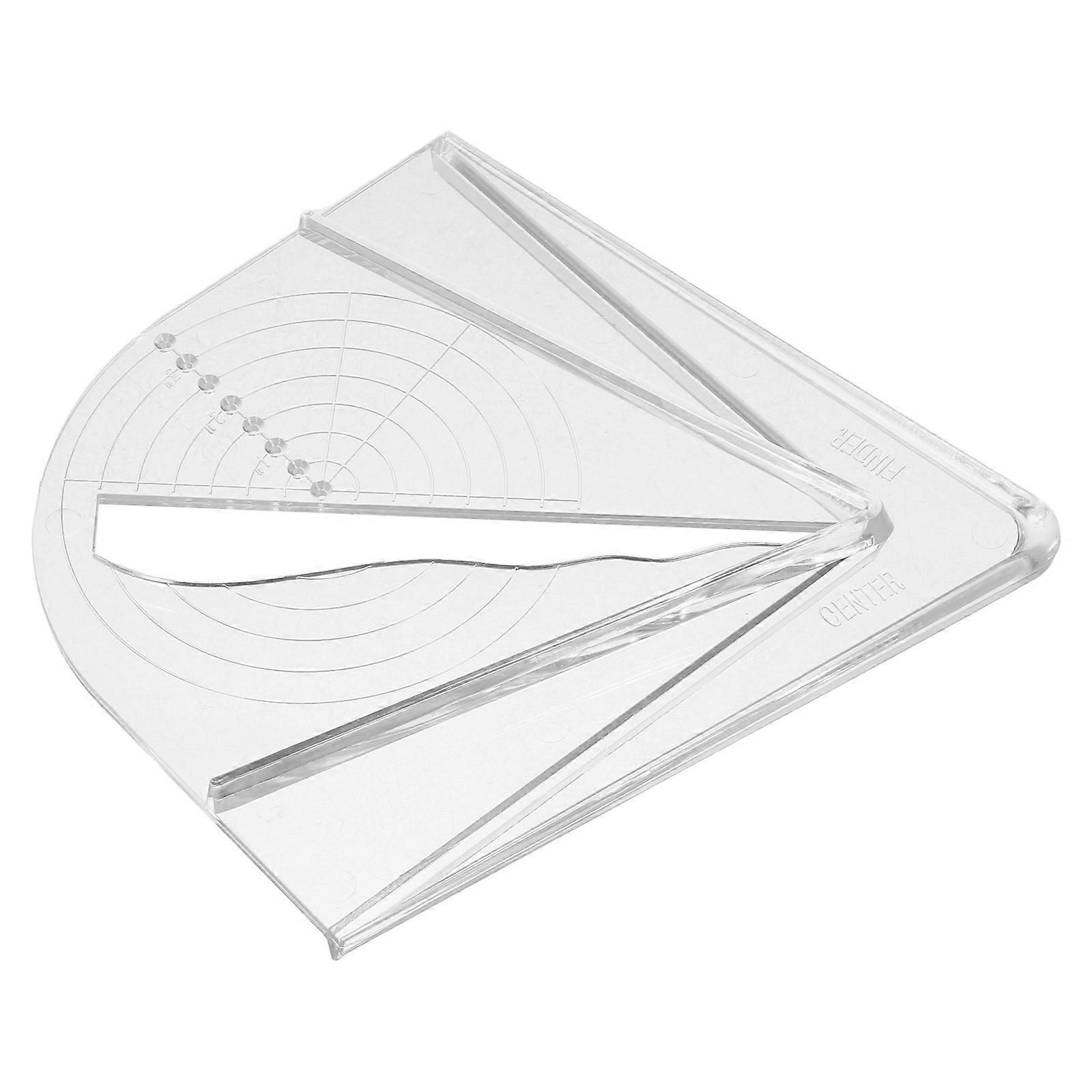 Center Gauge Woodworking Tool for Drawing 5Pcs Woodturning Set