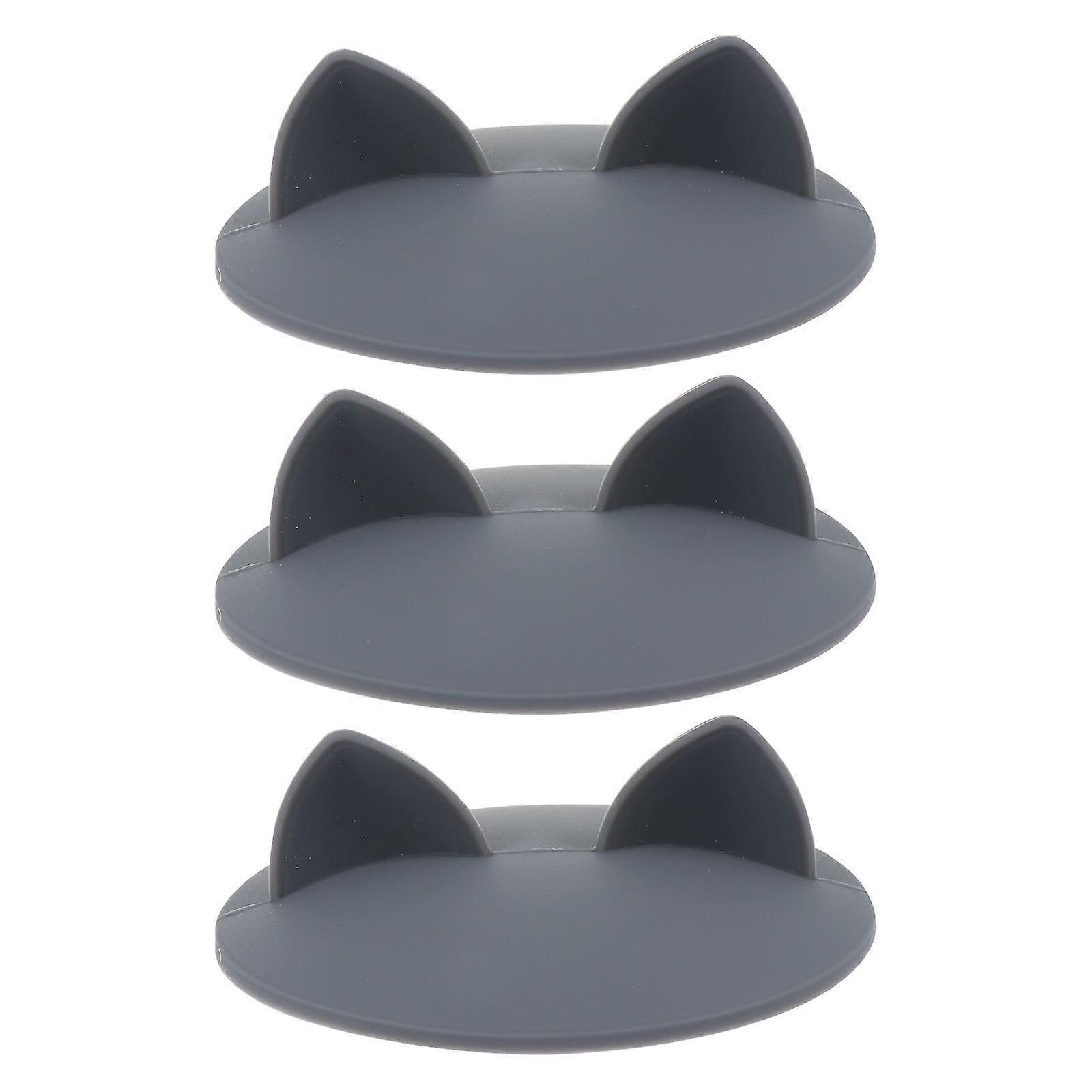 Grey Silicone Leakproof Cup Lids for Cup 9Pcs Practical and Stylish