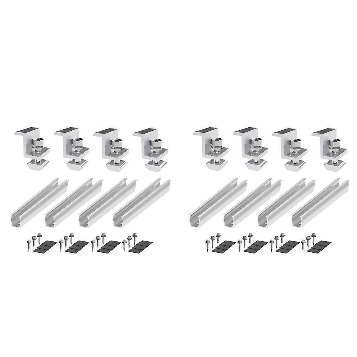 Solar Panel Mount Bracket with Mid for Trapezoidal Roof 35mm