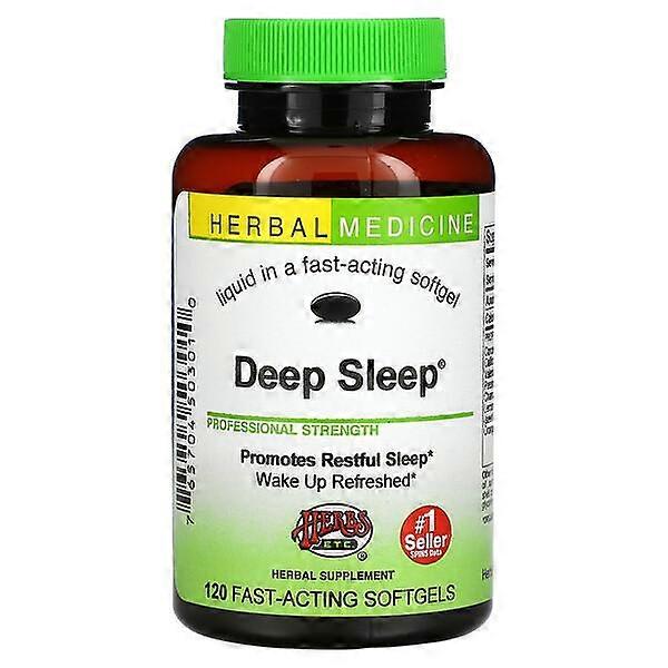 Herbs Etc., Deep Sleep, 120 Fast-Acting Softgels