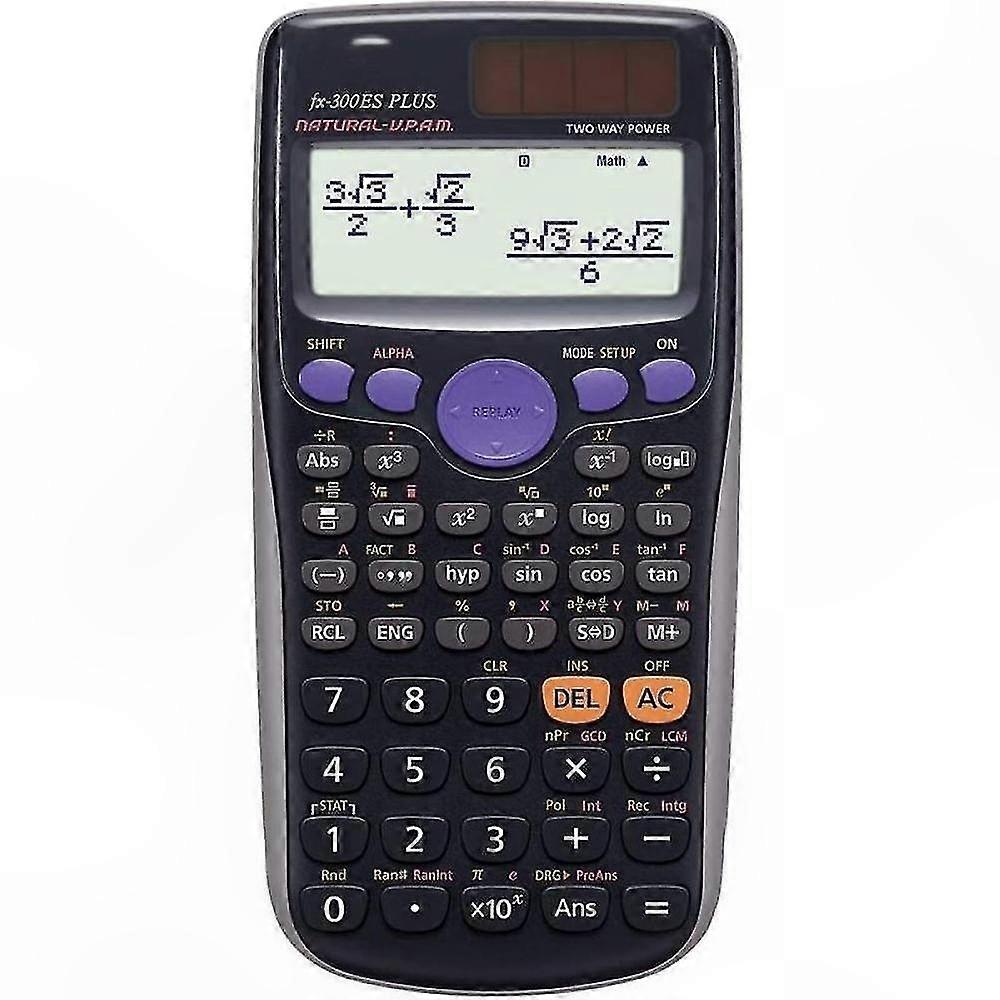 Advanced Scientific Calculator with Multiple Functions, Black Finish