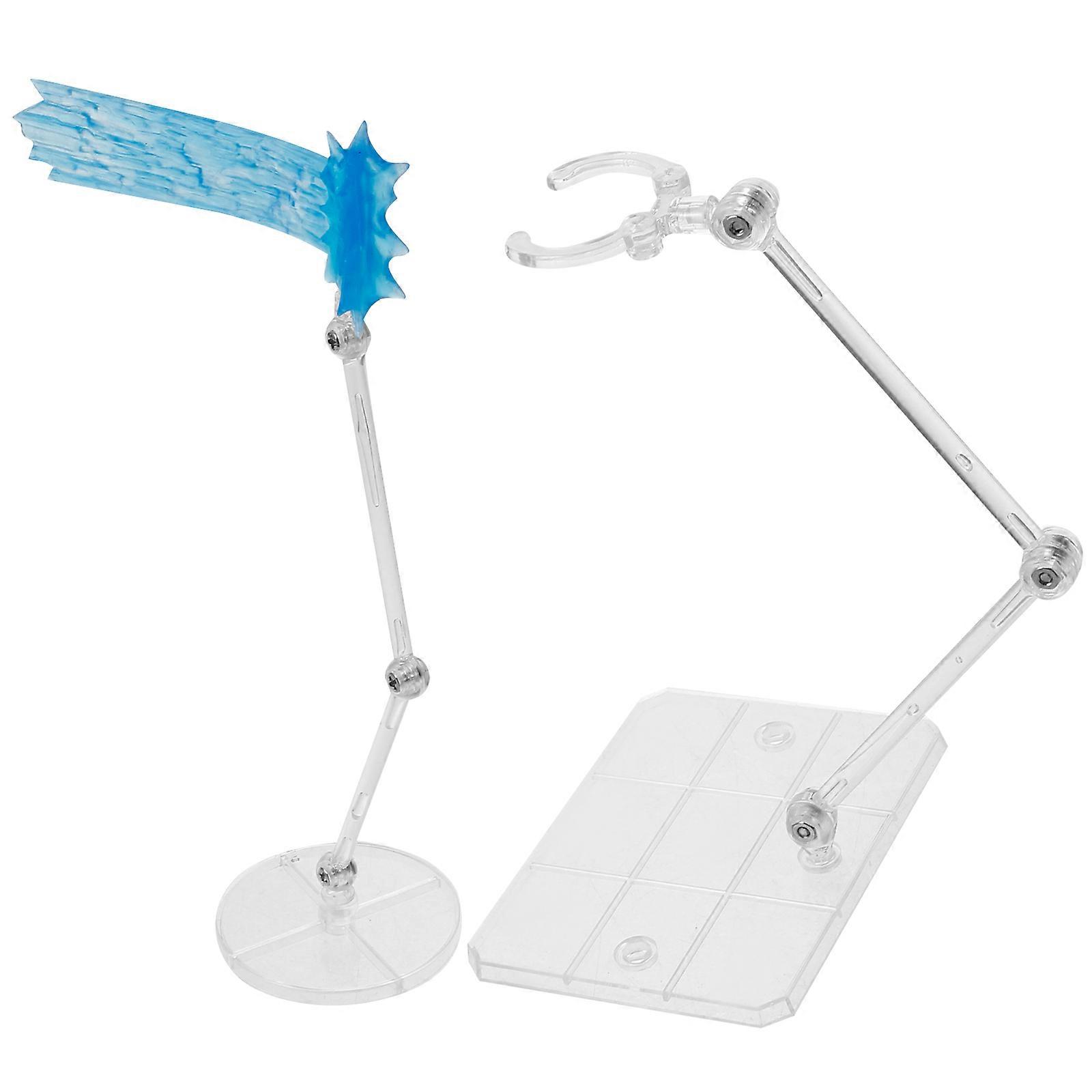 Action Figure Display Holder with Effect for 2Sets Plastic Base