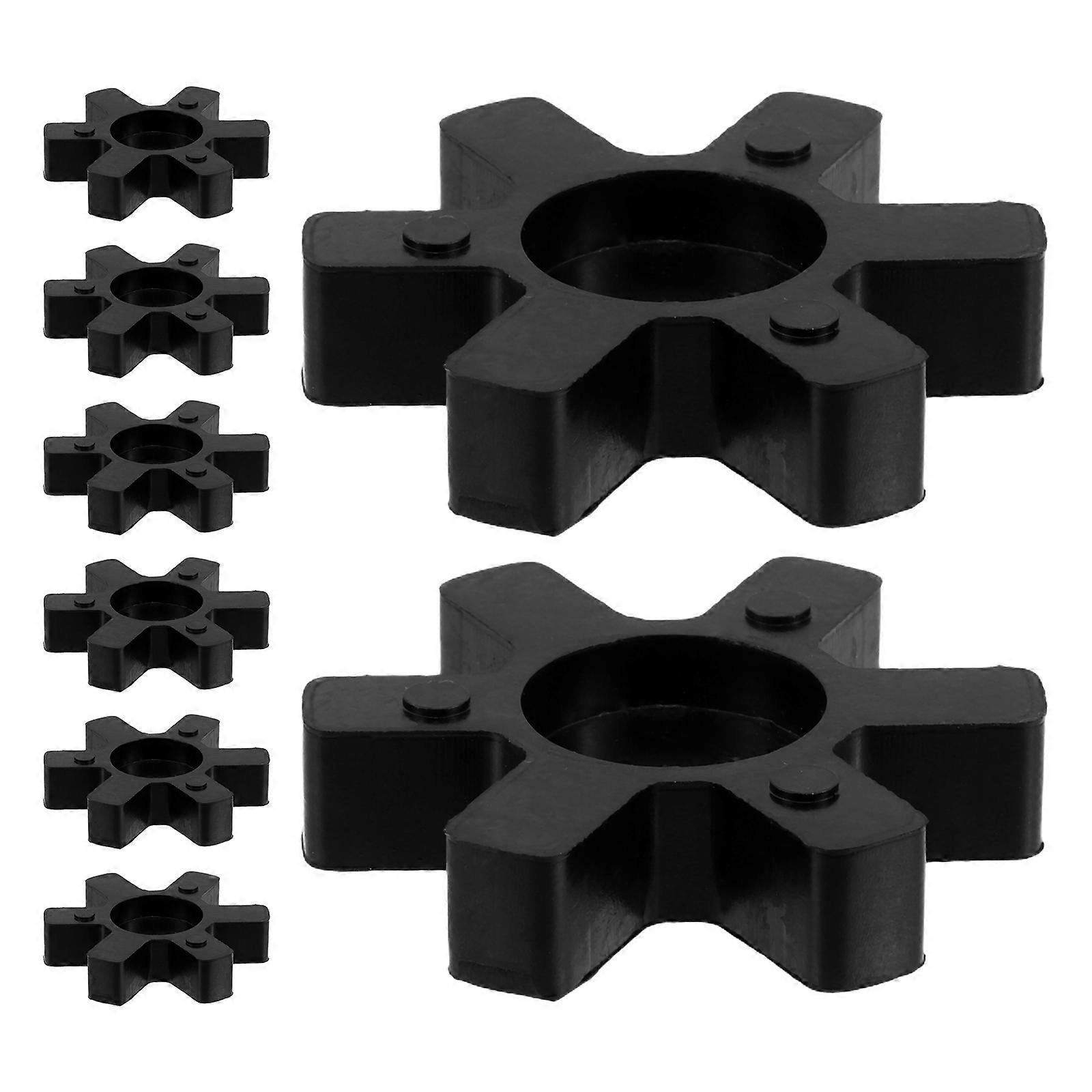 Vibration Damping Rubber Absorber Pads for Mechanical Uses Various Industrial Applications Durable Rubber 5.20X5.20X1.00CM 8Pcs