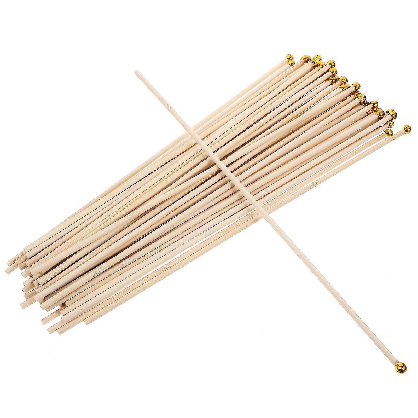 50pcs Flag Pole Replacement 40cm Flag Pole Party Flagpole For Handheld Flag