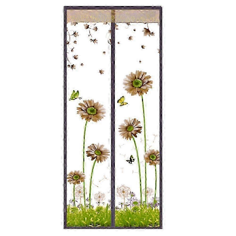 2025 DYS Home Decor Flower Butterfly Magnetic Window Door Anti Mosquito Bug Mesh Net Curtain