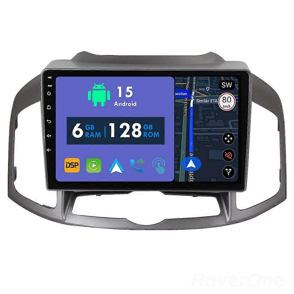 Car Radio 6G+128G CarPlay GPS Navigation Head Unit for Chevrolet Captiva 1 2011 - 2016 Android Auto Bluetooth Stereo Touch Screen
