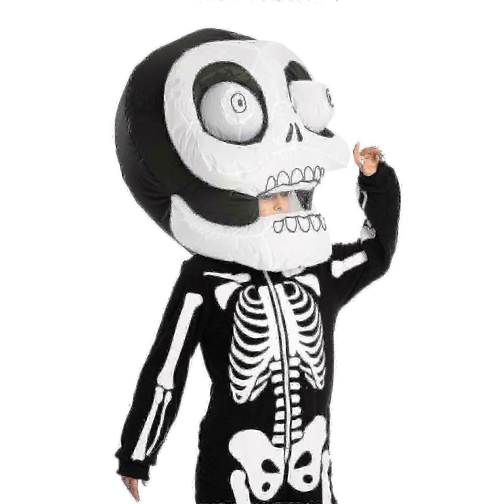 Halloween Skull Mask Inflatable for Costume Party
