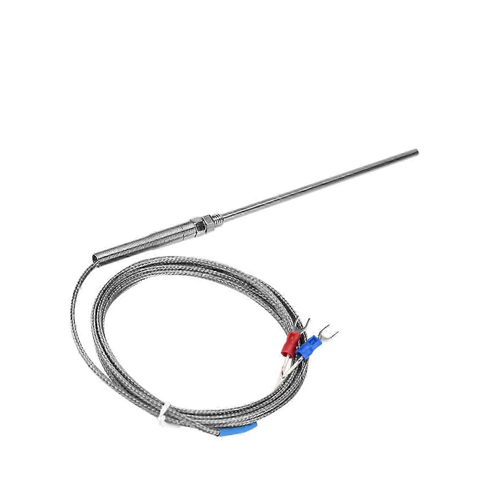 2025 M8 Thread Type K Thermocouple 150mm Probe 2m Wire 0-400℃ Sensor