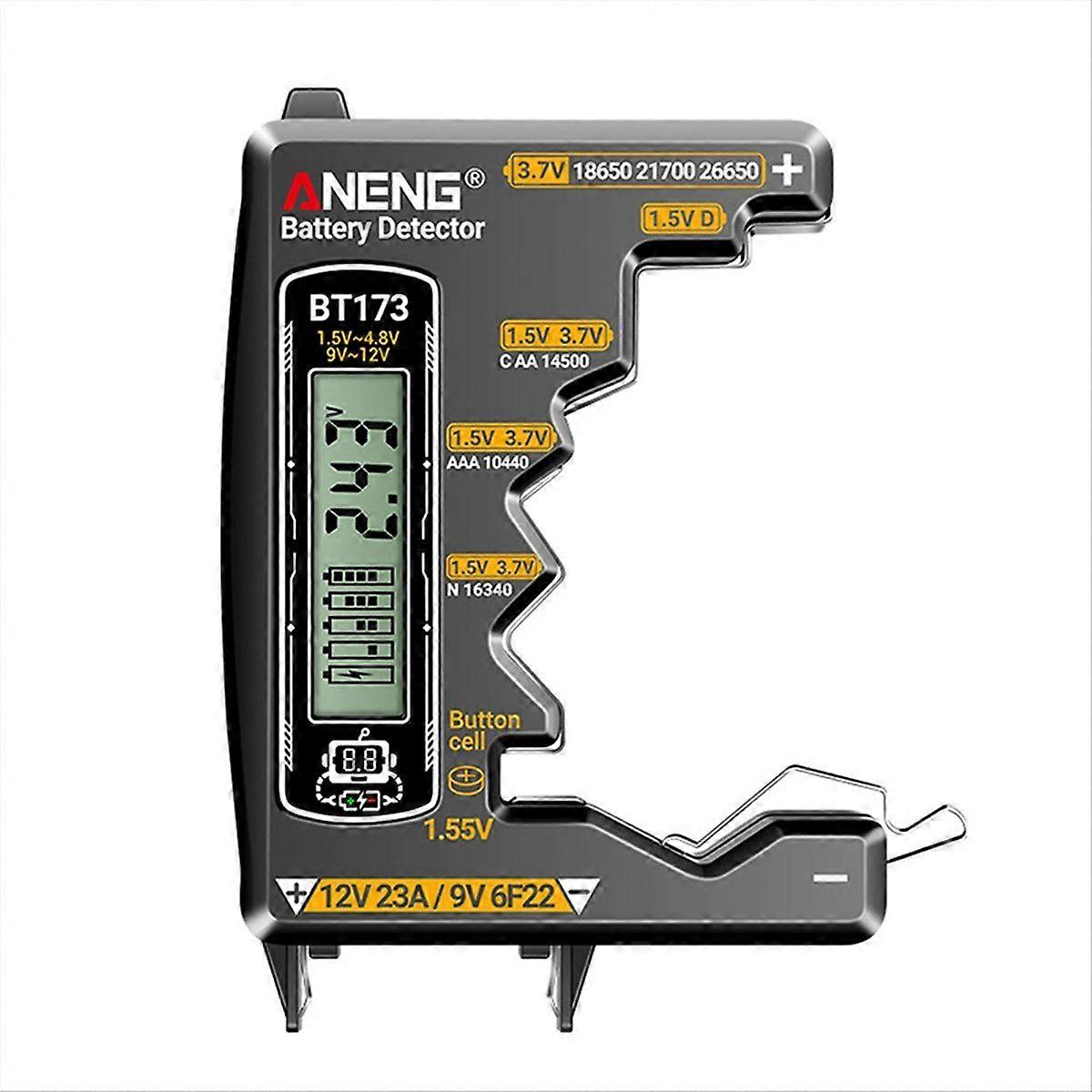 Battery Health Tester Mini Capacity Voltage Detector Universal Lithium Batteries Checker BT173 186