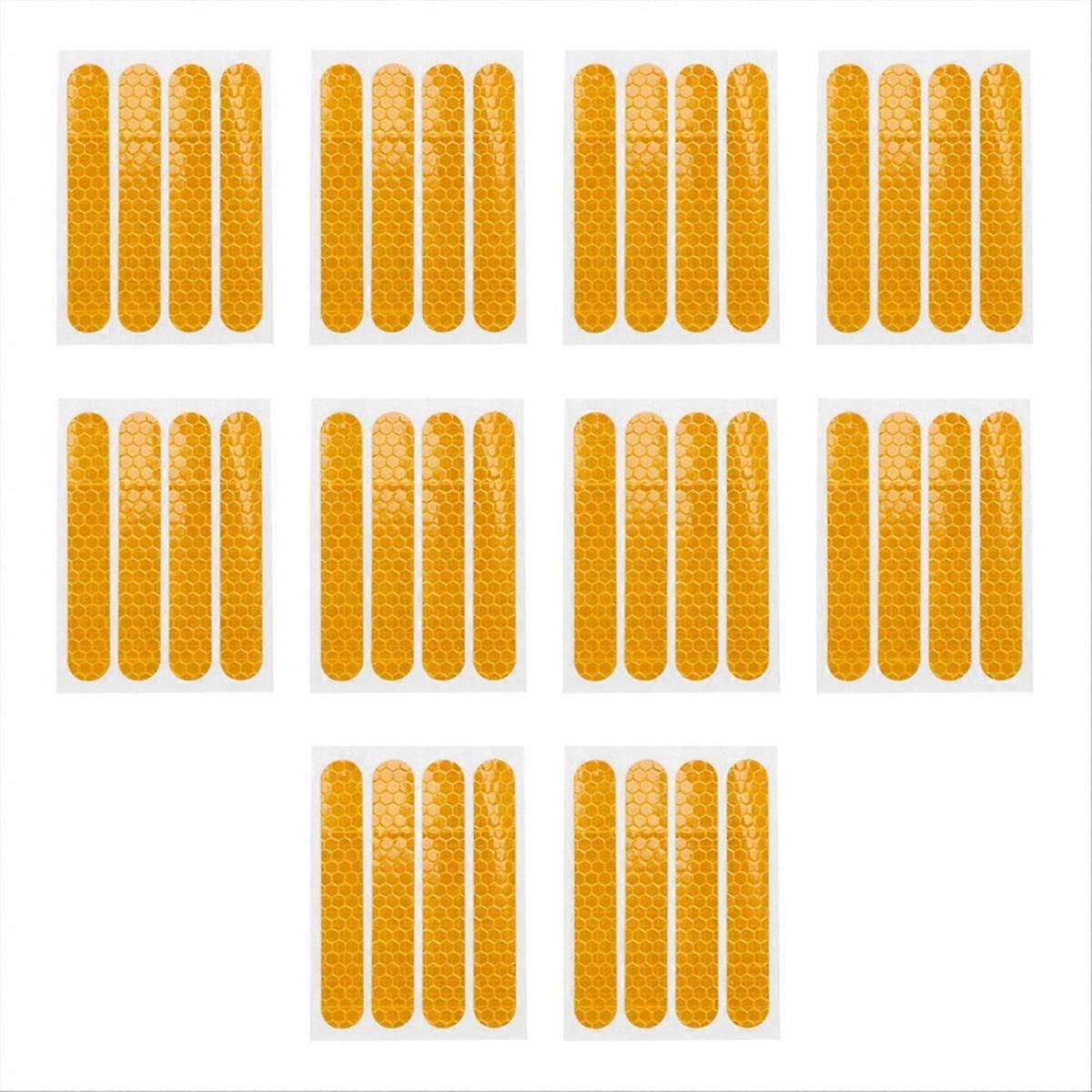 40PCS Yellow Front Rear Wheel Cover Protective Shell