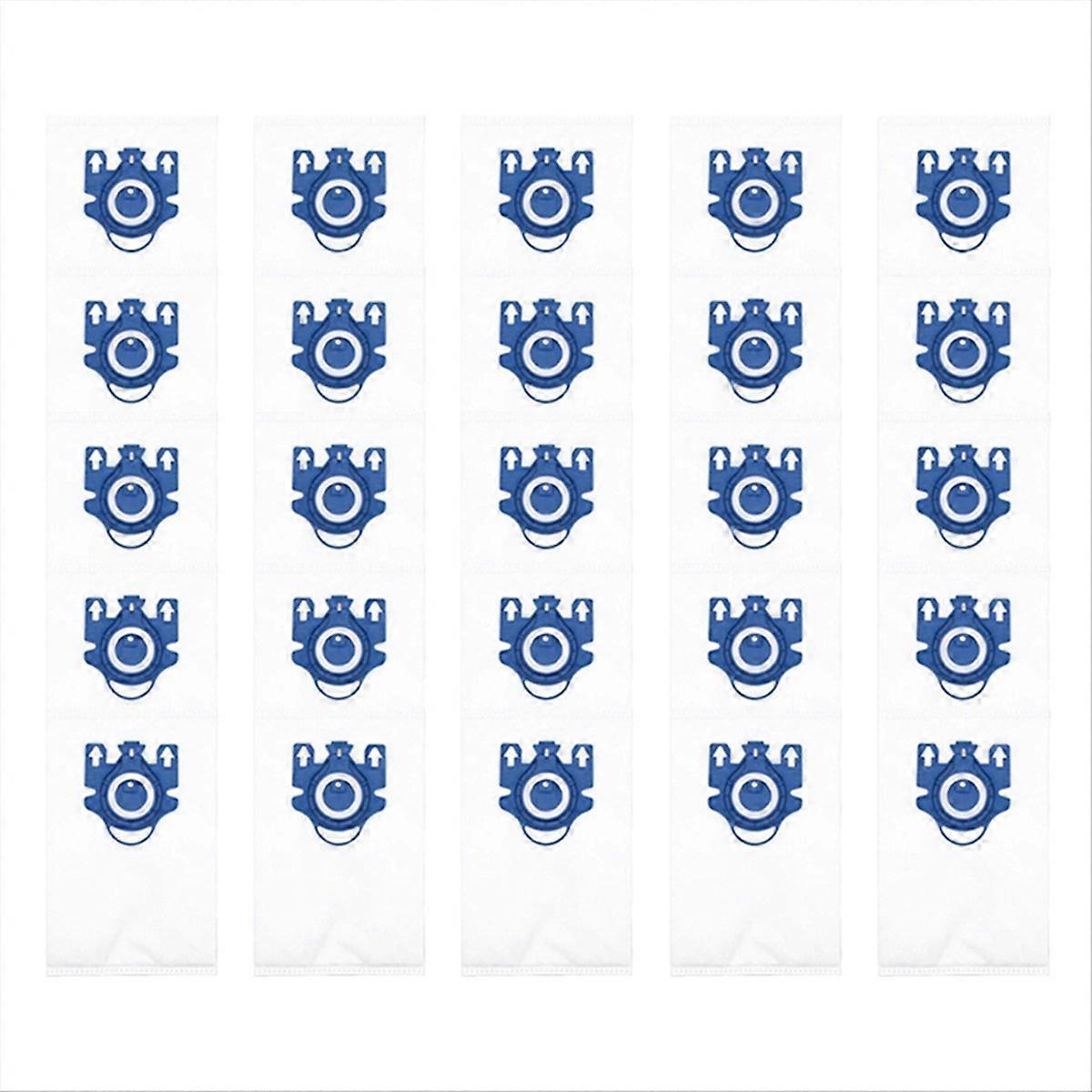 25pcs Dust Bag Replacement for Miele S2, S5, S8, Classic C1 C2 C3