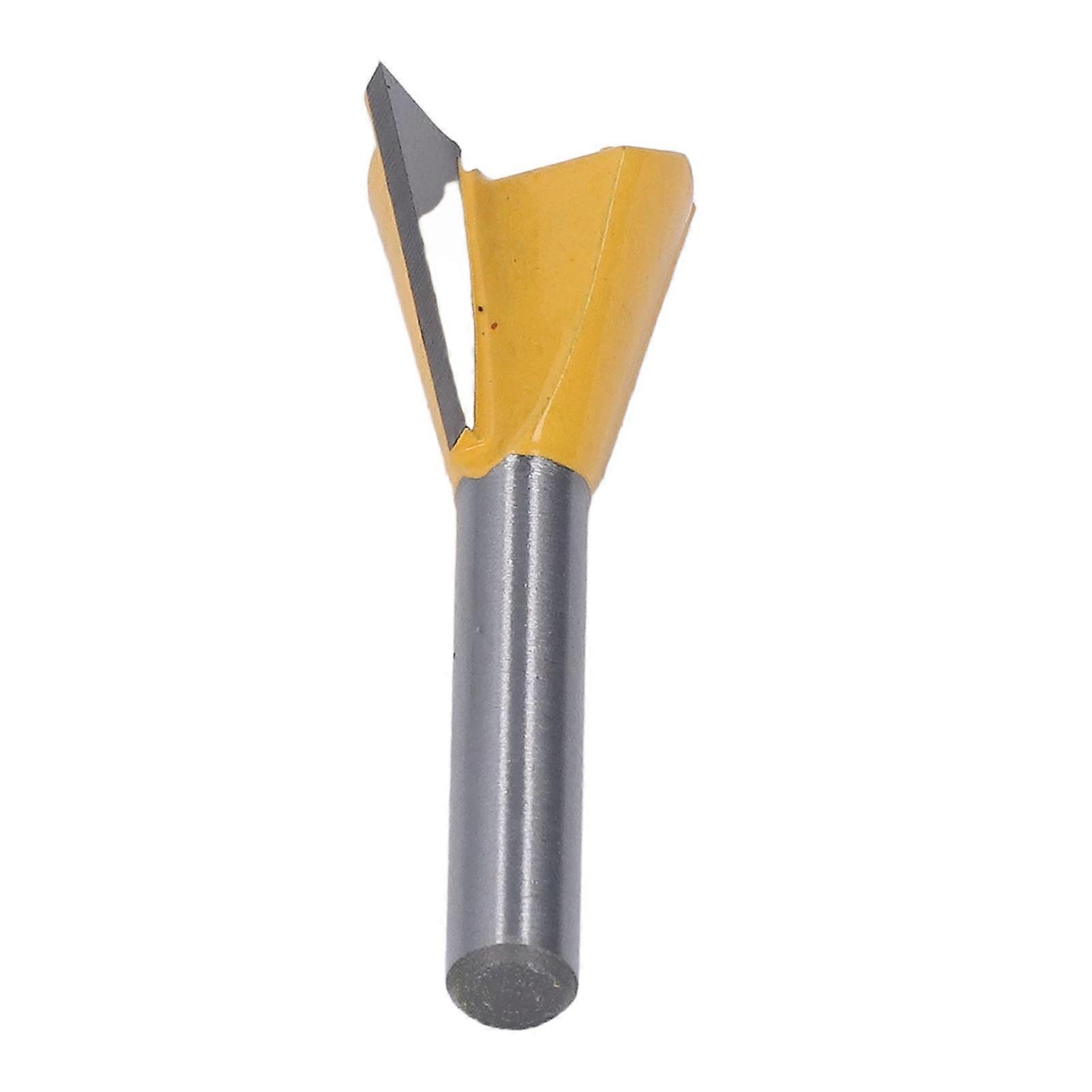 Dovetail Router Bit 1/4 Shank Tungsten Steel Alloy TPFE Coating Hard Wearing Sharply Dovetail Wood Grooving Cutter 7/8 