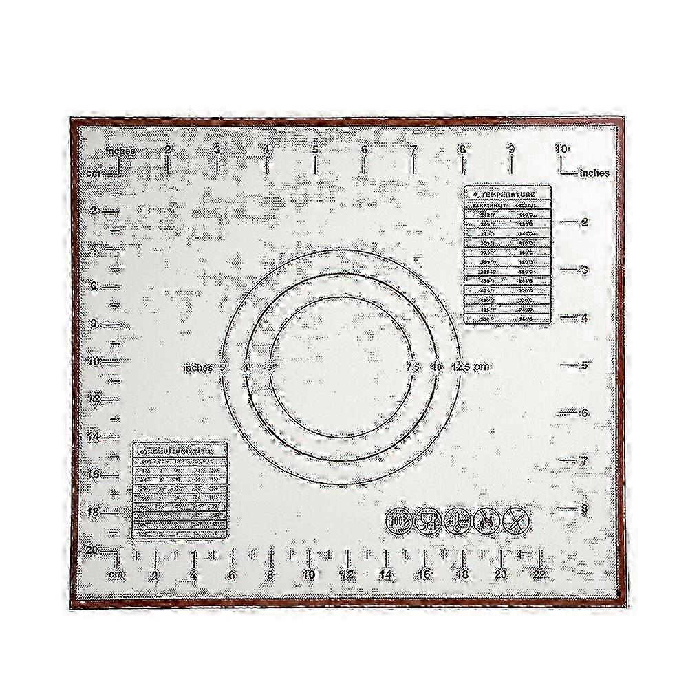 Silicone Non Stick Pastry Rolling Mat Reusable Kneading Thicken Baking Board Rolling Dough