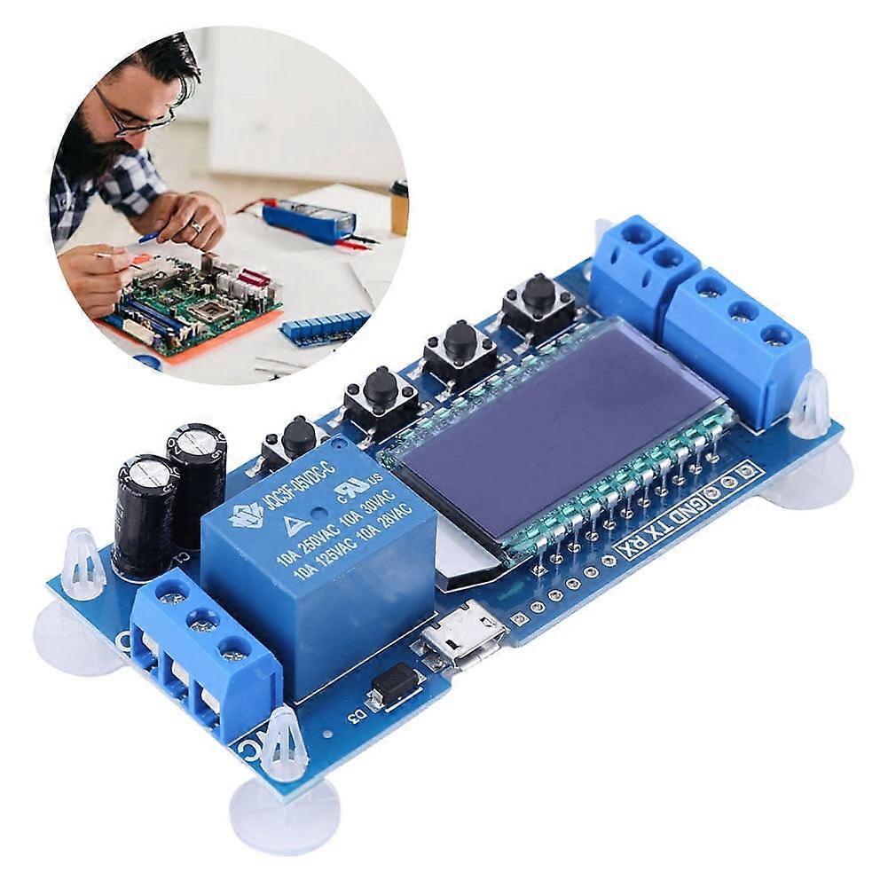 jixopn XY-LJ02 Timer Delay Controller Board with LCD Display for Home Automatic Control